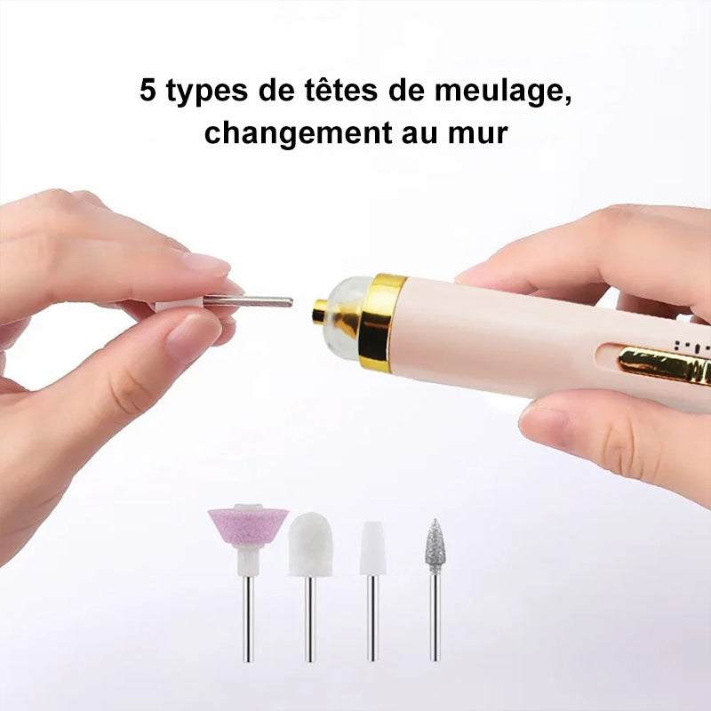 Ensemble de machine à ongles de manucure professionnelle électrique