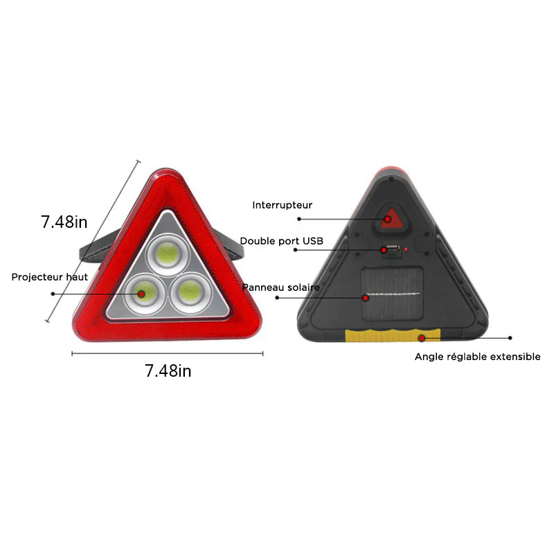 Voyant d'avertissement d'urgence de voiture