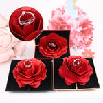 Plusgenial™ Boîte à Bagues Rose Pop-up 3D