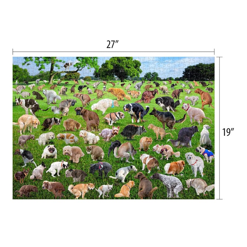 Puzzle 1000 pièces, 101 chiots qui font caca