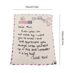Couverture de lettre personnalisée maman/papa