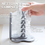 Nettoyeur de gobelets double face