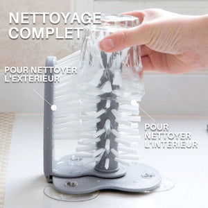 Nettoyeur de gobelets double face