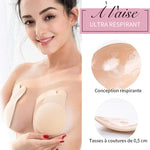 Cache-tétons Couverture Premium Dos Nu Invisible