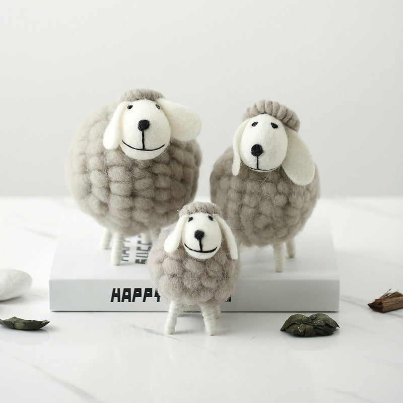Mignon Agneau Décoratif pour la Maison