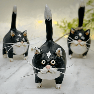 Sculpture miniature de chaton