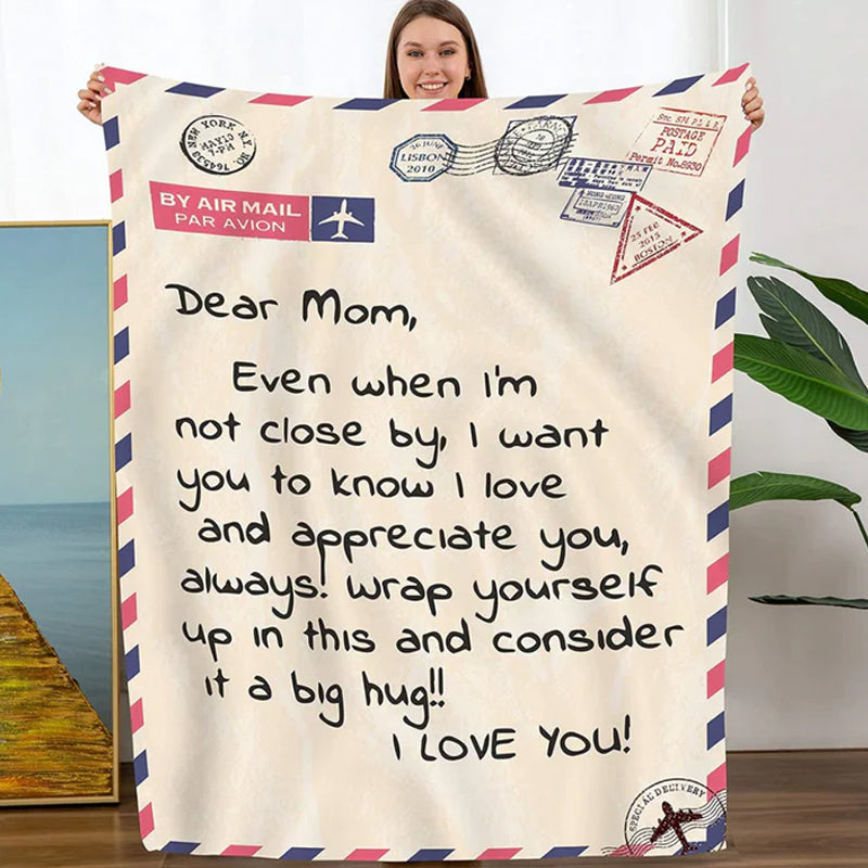 Couverture de lettre personnalisée maman/papa