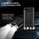 Mini lampe de poche porte-clés magnétique