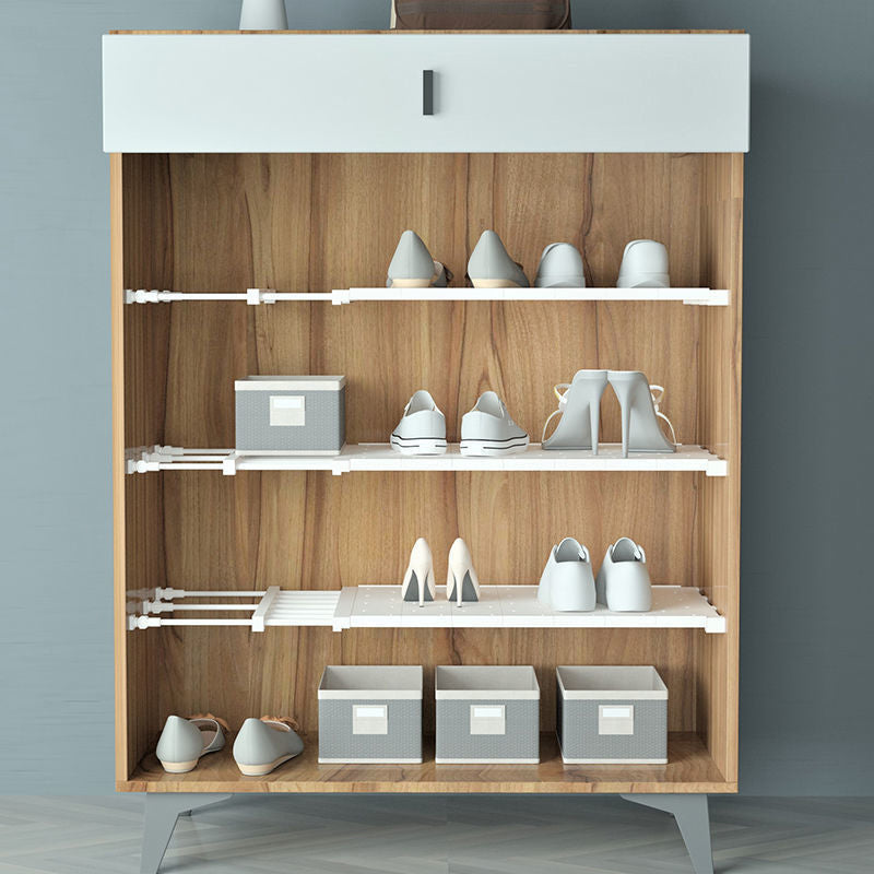 Étagère de rangement extensible pour étagère de tension de placard