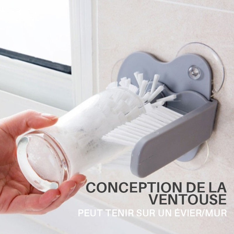 Nettoyeur de gobelets double face