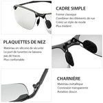 Lunettes de Soleil Photochromiques avec Verres Polarisés