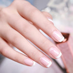 Kit d’Ongles de Manucure Glue-On Français (100 pcs)