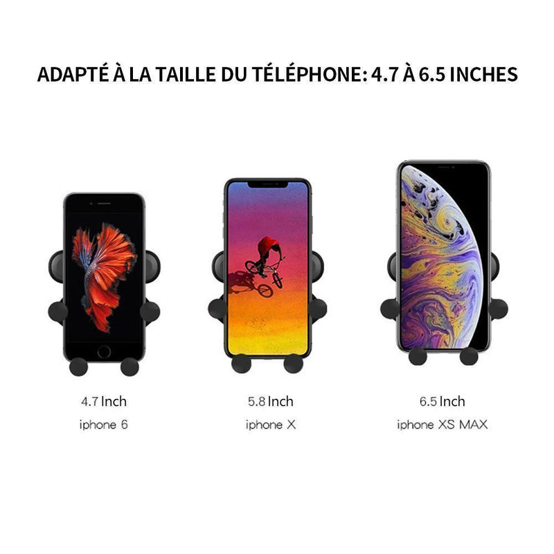 Support Téléphone Voiture  Rotation à 360 Degrés