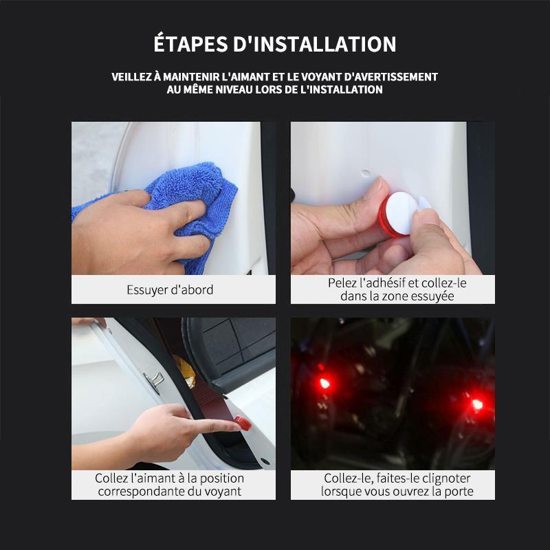 Plusgenial™ Voyant d’Avertissement pour la Porte de Voiture (2 Pièce )