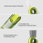 Brosse de Nettoyage 3 en 1 pour Les Tasses