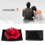 Plusgenial™ Boîte à Bagues Rose Pop-up 3D