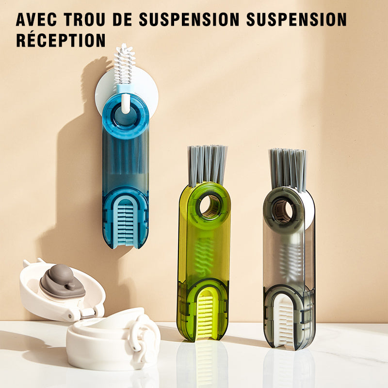 Brosse de Nettoyage 3 en 1 pour Les Tasses