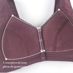Soutien-gorge en Coton avec Fermeture Frontale