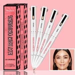 Stylo 4-en-1 pour le contour et l'illumination des sourcils