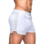 Atmungsaktive Sommer-Strandshorts Aus Mesh Für Herren