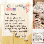 Couverture de lettre personnalisée maman/papa