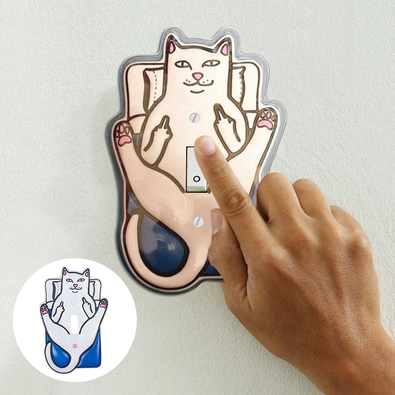 Couverture drôle d'interrupteur de lumière