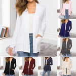 Cardigan d'été léger et décontracté à manches longues pour femmes