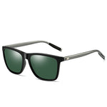 Lunettes de soleil polarisées à monture en aluminium et magnésium pour hommes