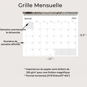 Calendrier Jésus 2024