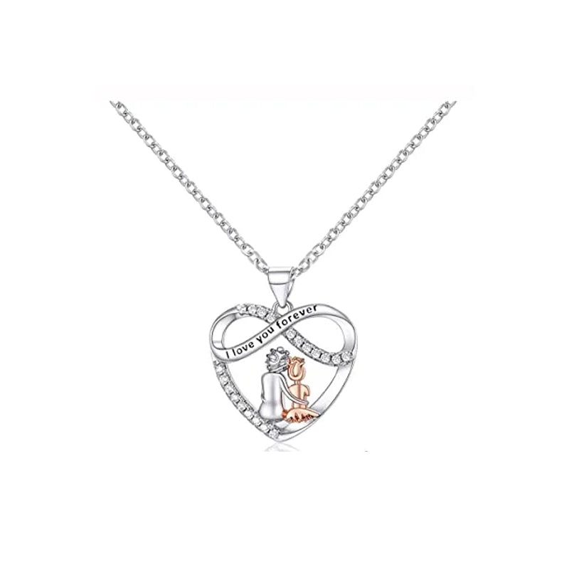 Collier coeur Love You Forever