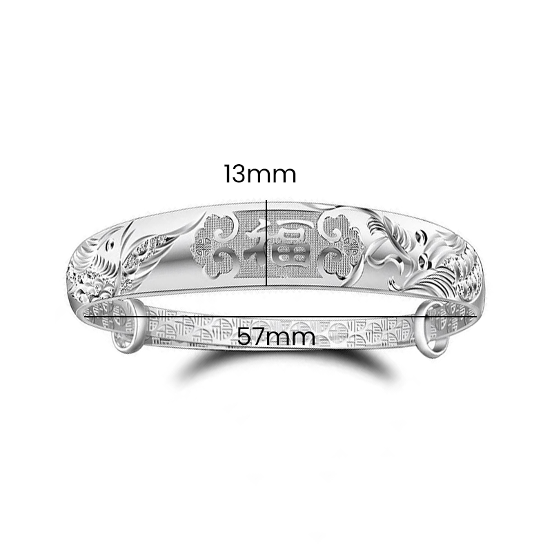 Bracelet dragon et phénix