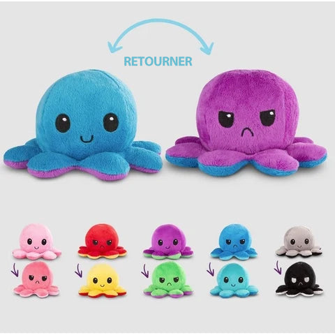 Poupée Poulpe Couleur Réversible