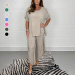 Ensemble pantalon à manches 2 pièces