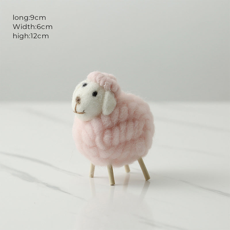 Mignon Agneau Décoratif pour la Maison